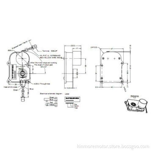 3V waterproof DC gear motor for prepaid electricity meter